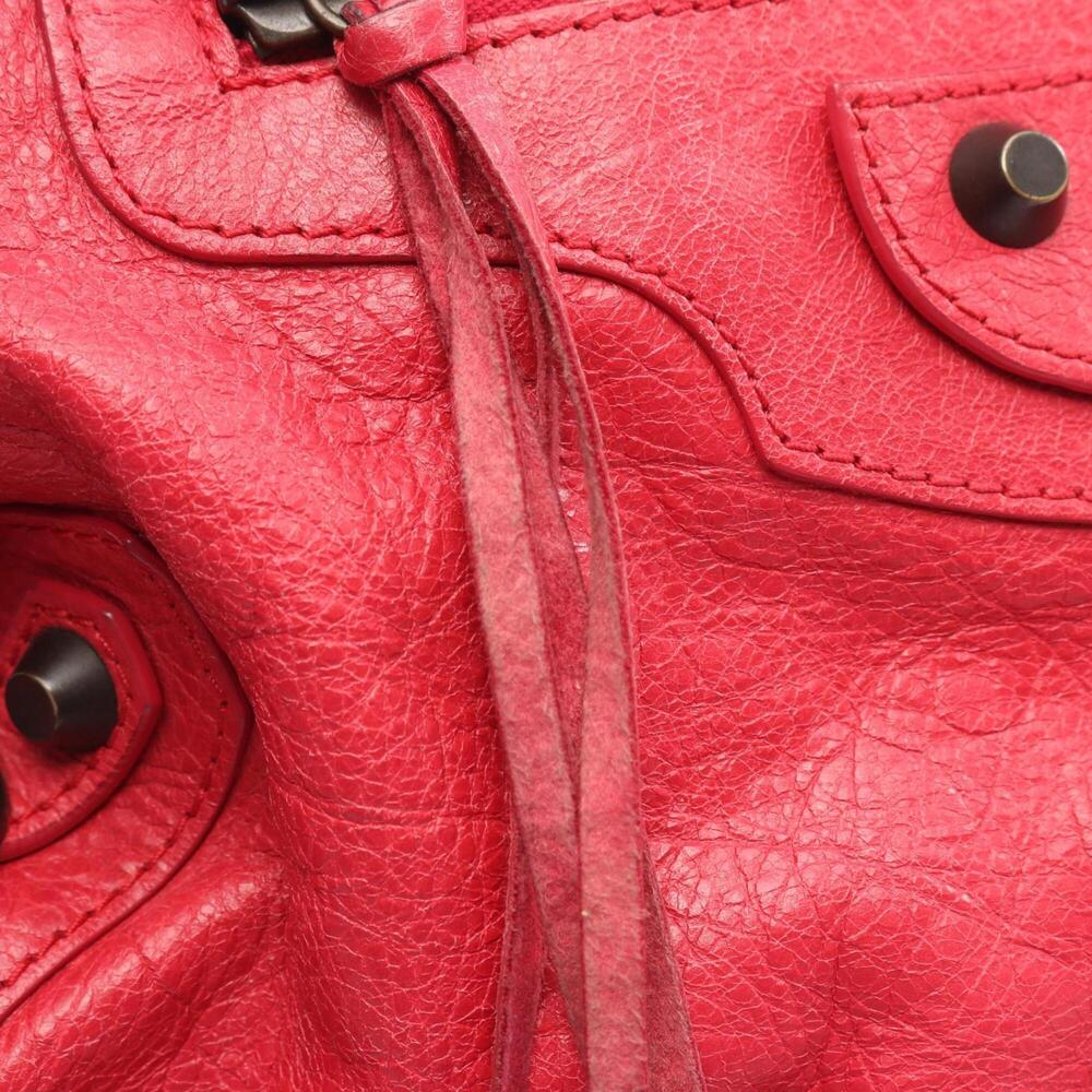 Balenciaga The Part Time 2-Way Handbag, Leather, Women's, Red - Picture 12 of 13